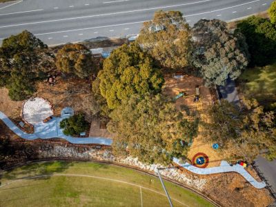 ​Pinewood Reserve playspace aerial view