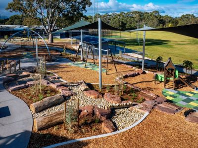 Mulgrave Reserve playspace preschooler area and nature play area