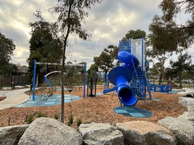 Orchard Street Reserve playspace slide